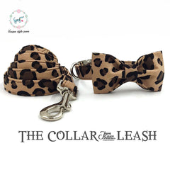 leopard print dog collar