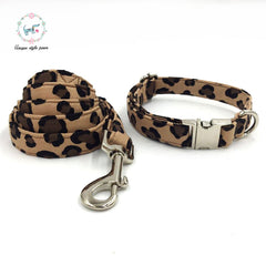 leopard print dog collar