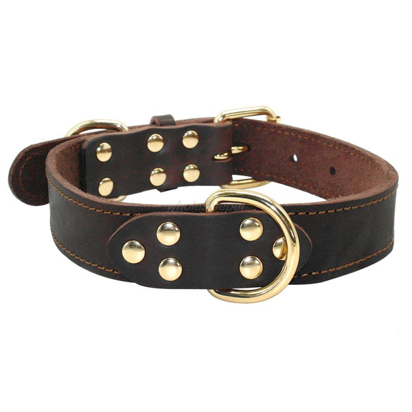 Genuine Leather Dog Collar