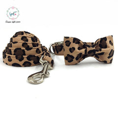 leopard print dog collar