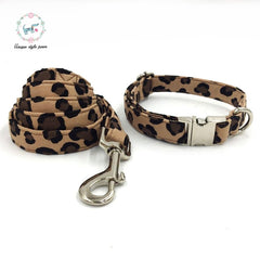 leopard print dog collar