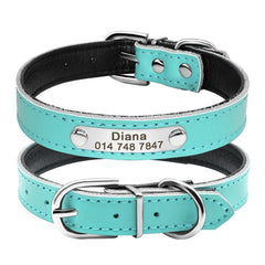 Leathe  Personalized Collars