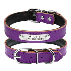 Leathe  Personalized Collars