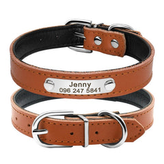 Leathe  Personalized Collars