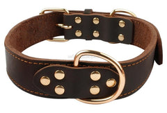 Genuine Leather Dog Collar